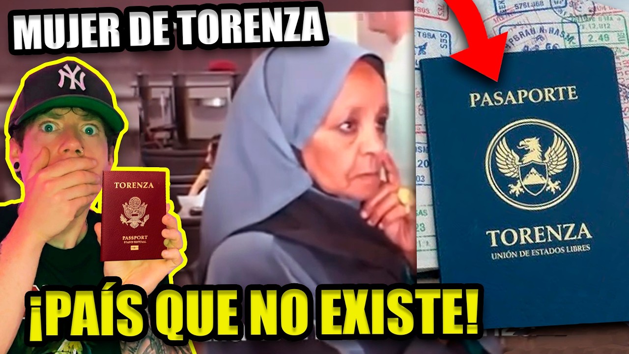 LA MUJER de TORENZA! VINO de un PA&Iacute;S QUE NO EXISTE con este PASAPORTE al AEROPUERTO