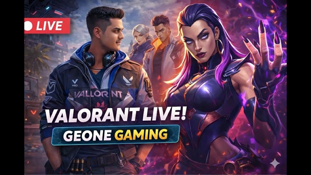 Short Stream , Focusing more on videos  | GEONE GAMING | VALORANT INDIA