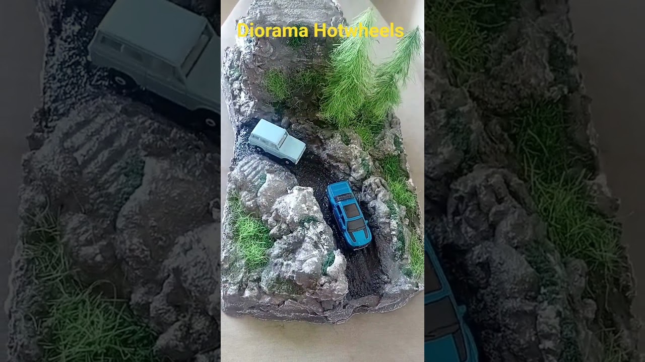 Diorama enfeite para Carrinhos Hotwheels