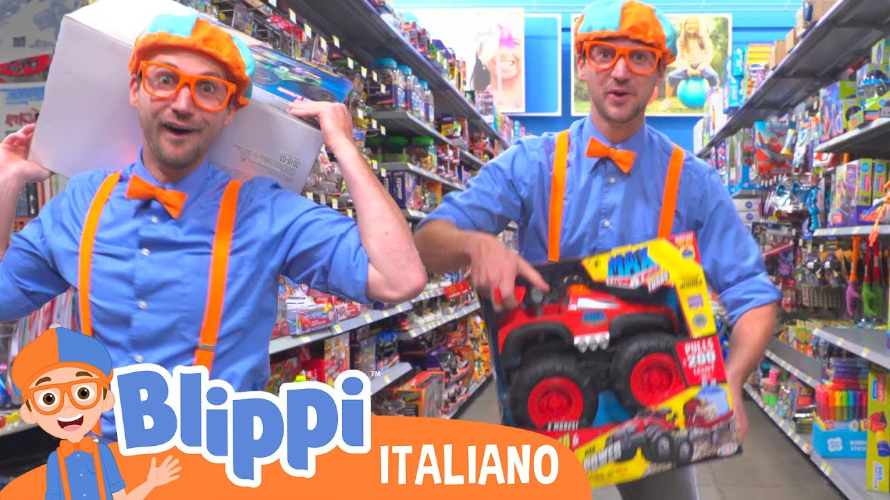 I regali di Natale al negozio di giocattoli 🎁 | Blippi in Italiano | Video educativi per bambini