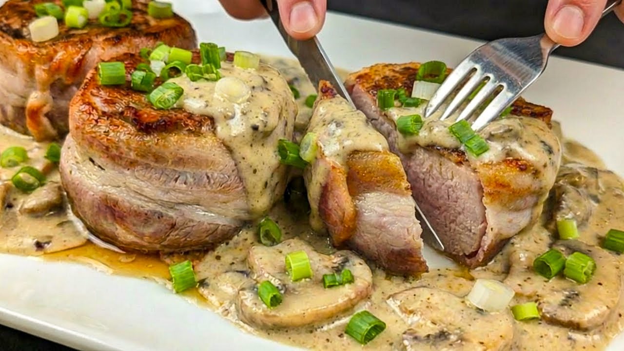 Невероятно вкусно и просто! Свиные медальоны, которые сможет приготовить каждый!