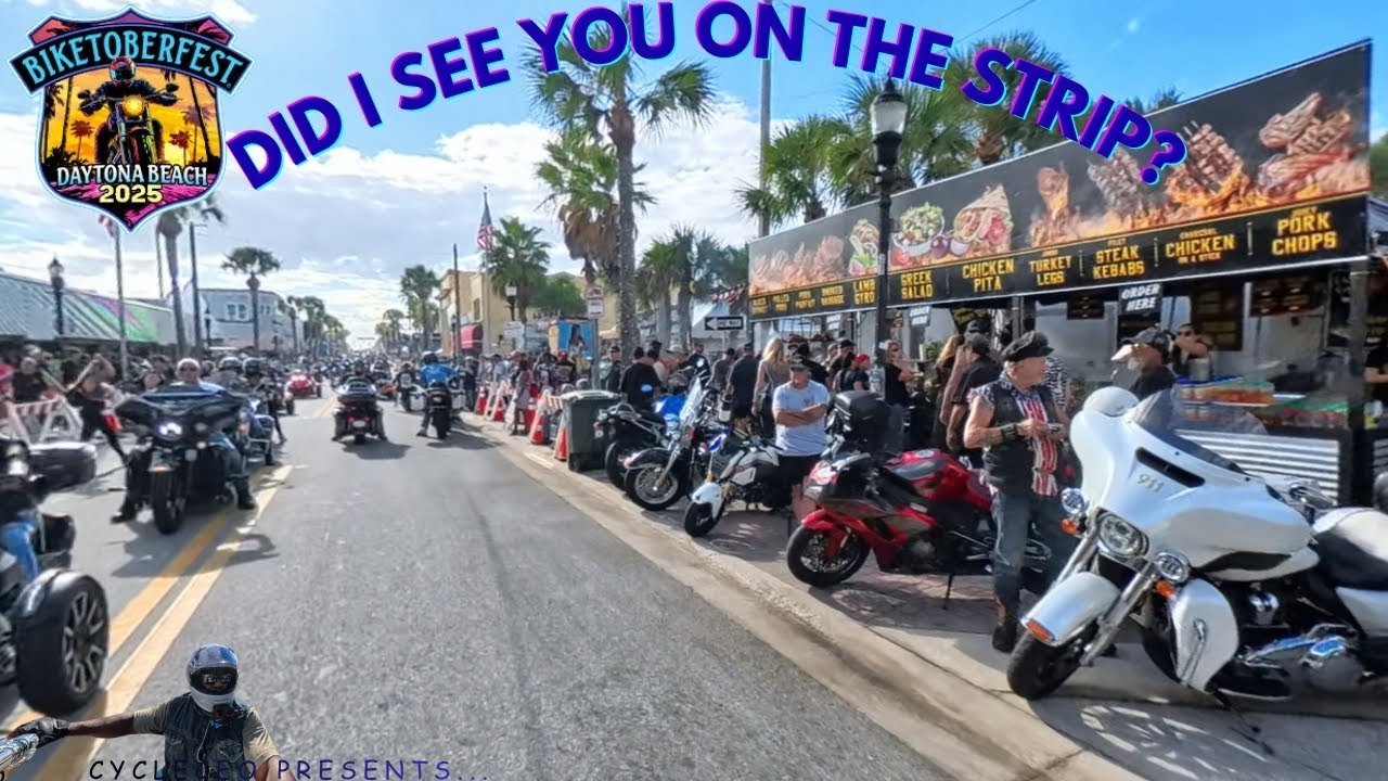 DID I SEE YOU? First-Time on the Daytona Strip! Biketoberfest 2025 - 
