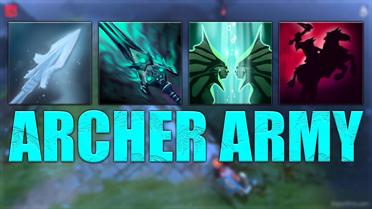 Archer Army FROST ARROWS + CURSE OF AVERNUS | Ability Draft