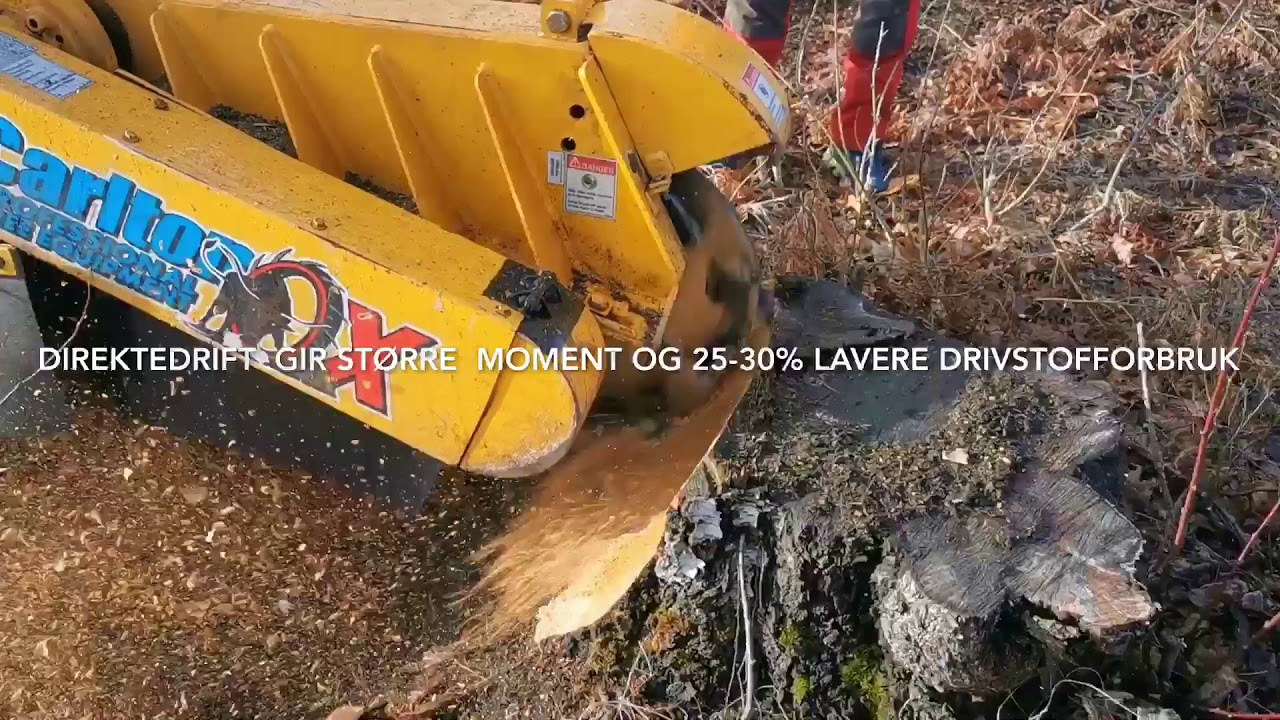 Carton 7015  stumpgrinder with Rhino wheel .
