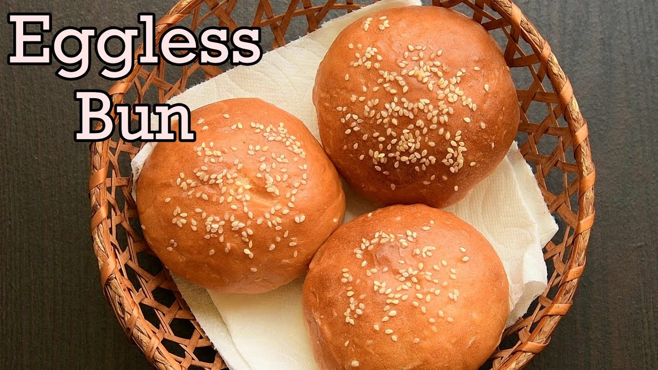 Burger Bun | Eggless Bun | Homemade Burger Bun | How to make burger buns