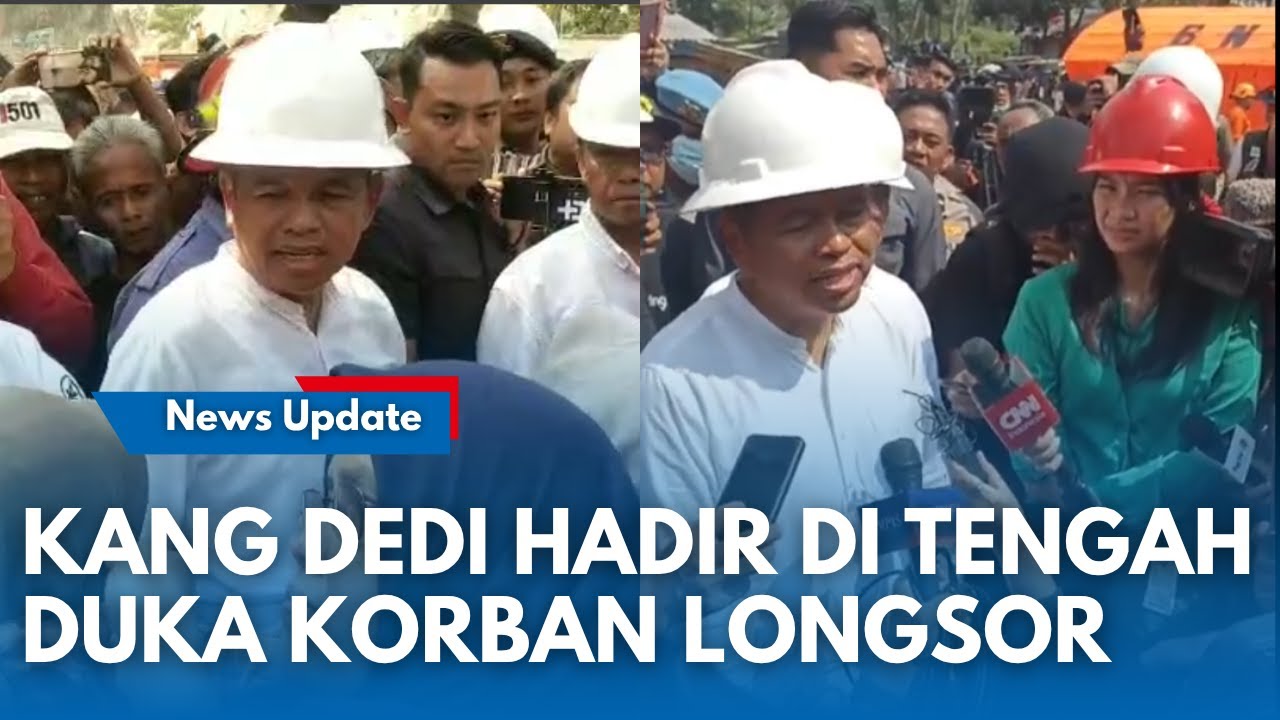 🔴 KANG DEDI GERAK CEPAT! Tinjau Langsung Lokasi Longsor dan Beri Bantuan Kepada Keluarga Korban
