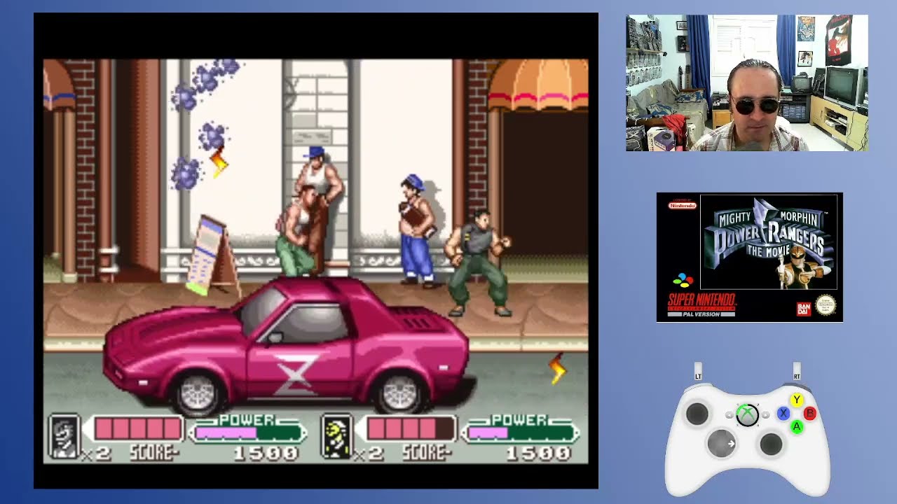 On joue POWER RANGERS THE MOVIE (Super Nintendo) - Avec Zac @Retrogaming Archives