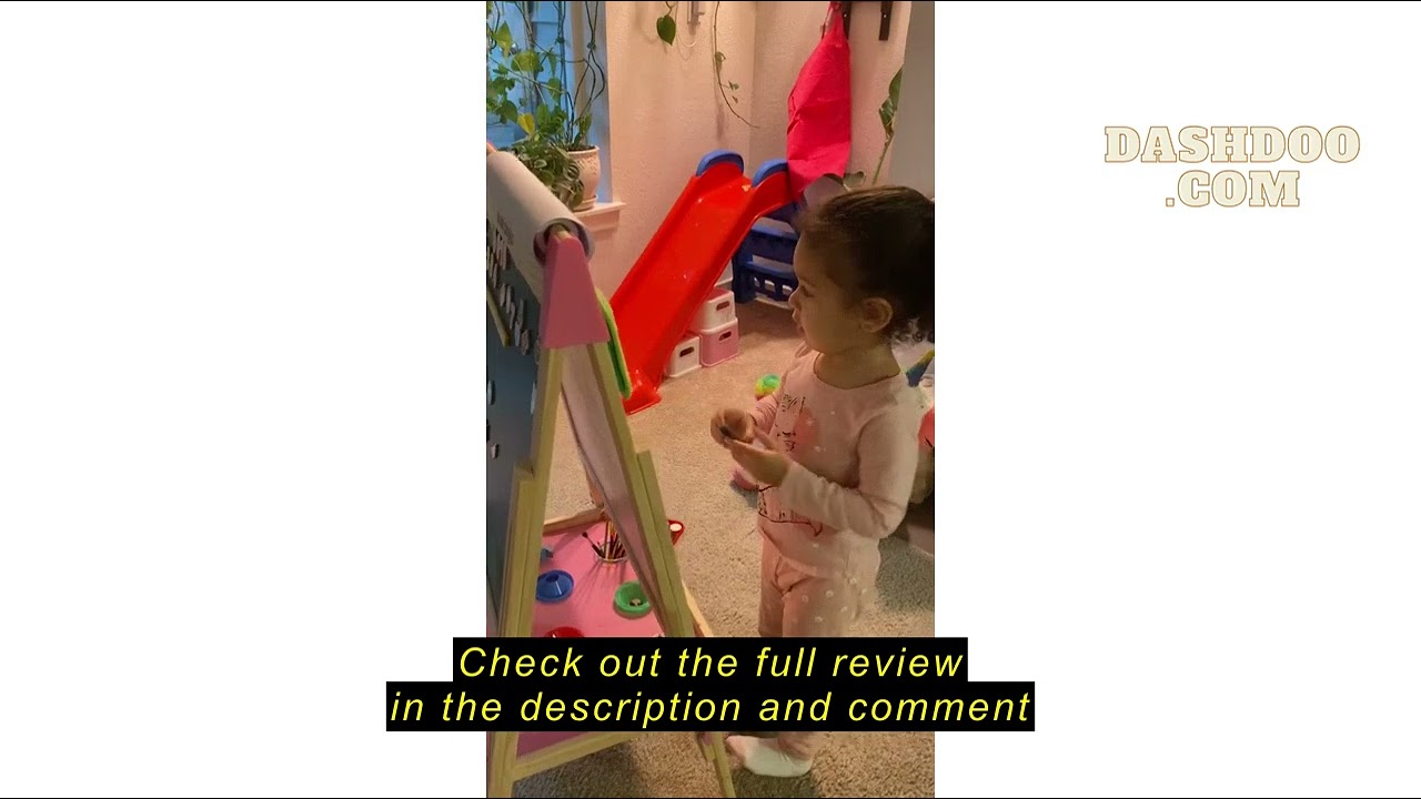 Review Blue Squid Art Easel for Kids, Easels for Toddlers | Adjustable Art Easel with Paper Roll, Ma