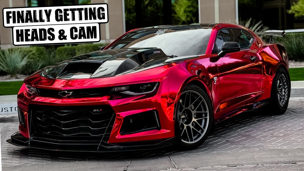 Мой 810-сильный Camaro ZL1 получает пакет головок и распредвалов | The Drop Off!