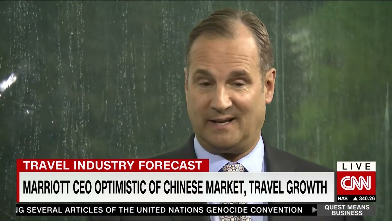 Marriott CEO: Pent-up demand boosting travel