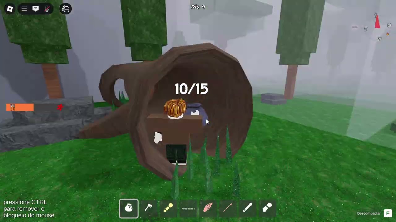 Jogando 99 noites na floresta