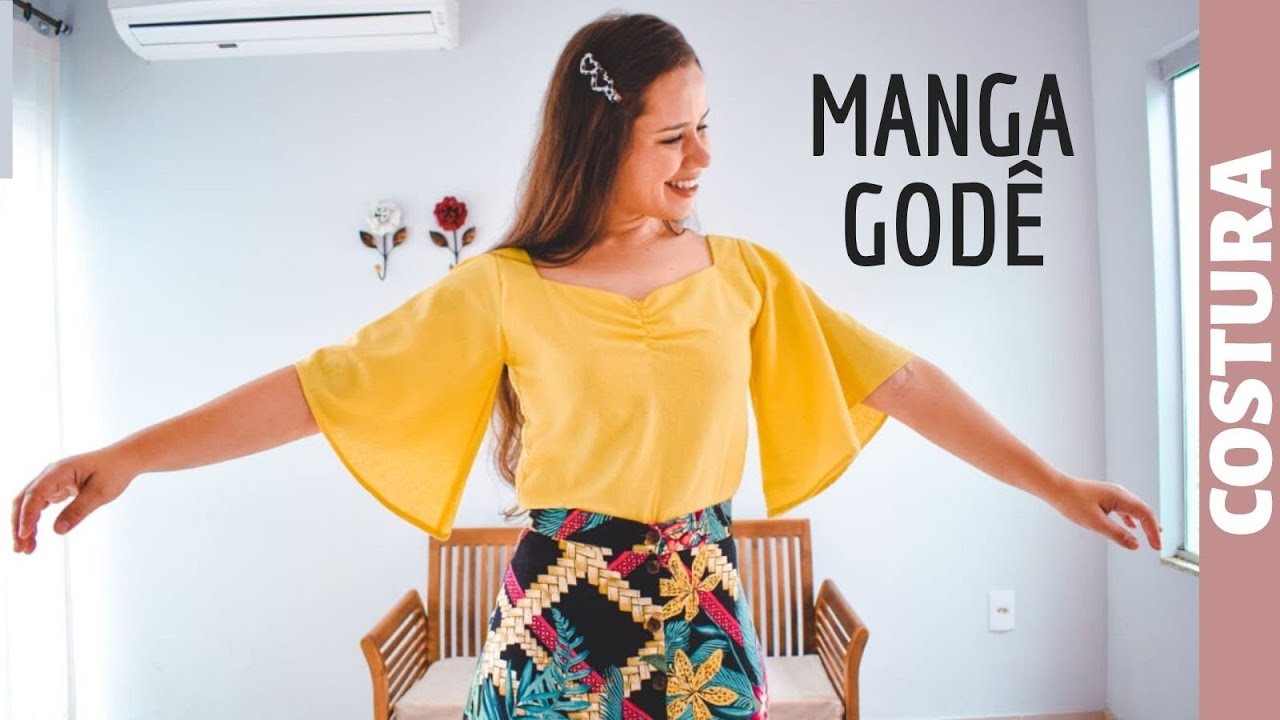 BLUSA DE LINHO COM MANGA GODÊ | ELLEN BORGES