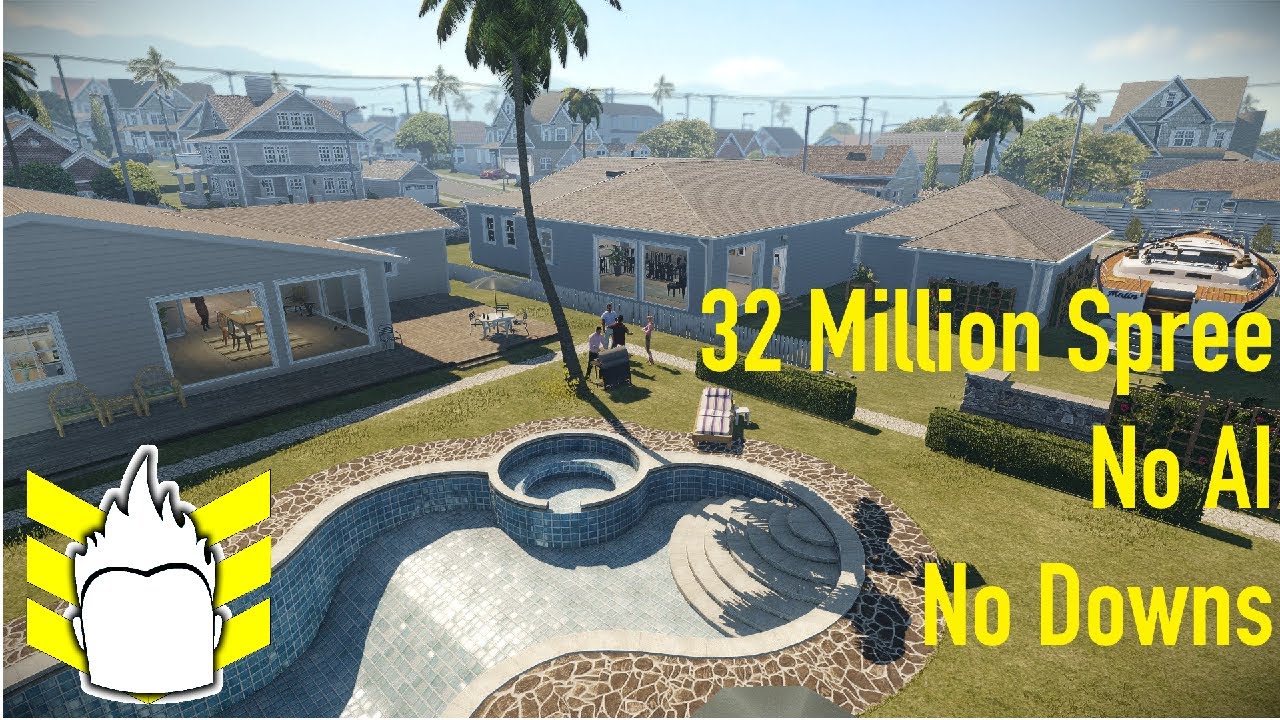 [PAYDAY 2] Counterfeit Crime Spree Solo (No AI, No Downs, FSS MAX 4 Player spawns)