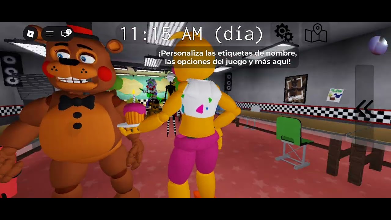 Mega juego de rol de fredbear #roblox #fnaf 