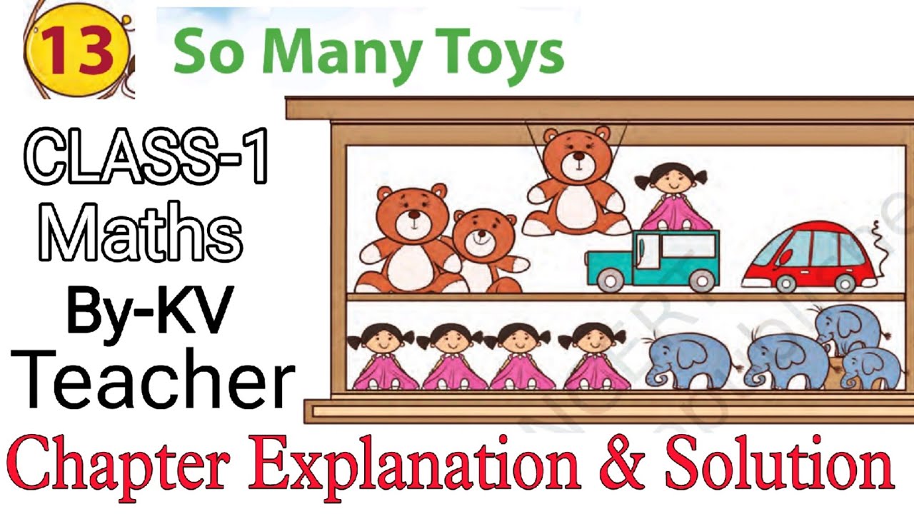 So many Toys / Class-1 Maths Chapter-13 NCERT Book Joyful / Explanation & Solution/ Question Answer
