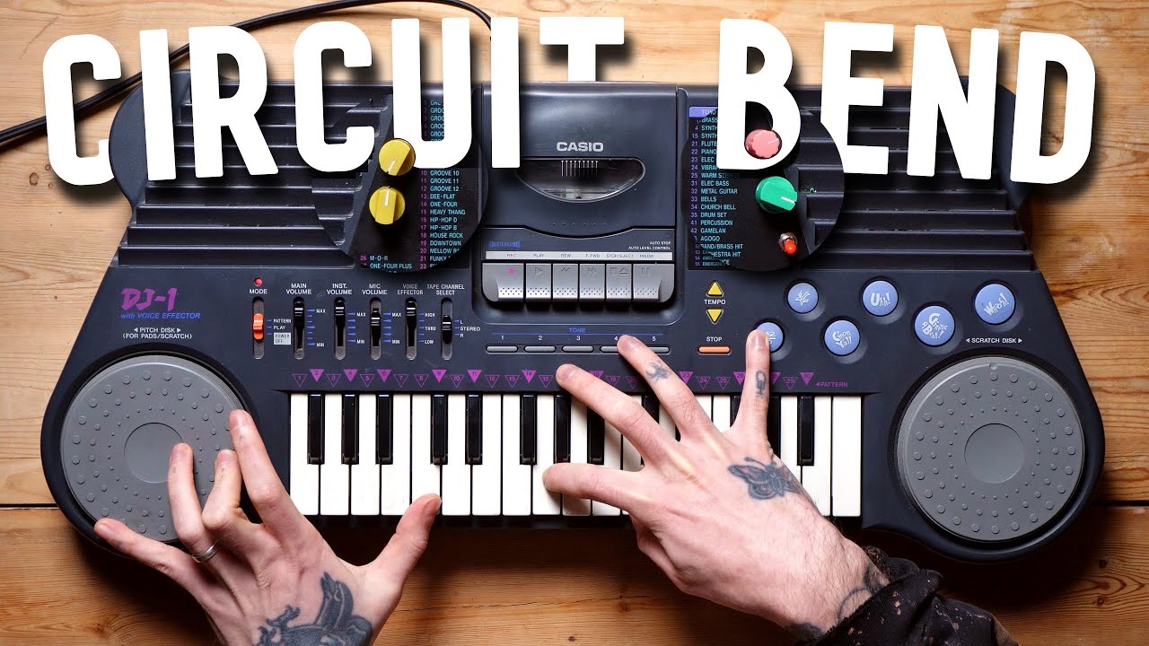 Circuit Bending The Tape Rap Keyboard для дополнительного Lofi | Casio DJ-1/Rap Studio