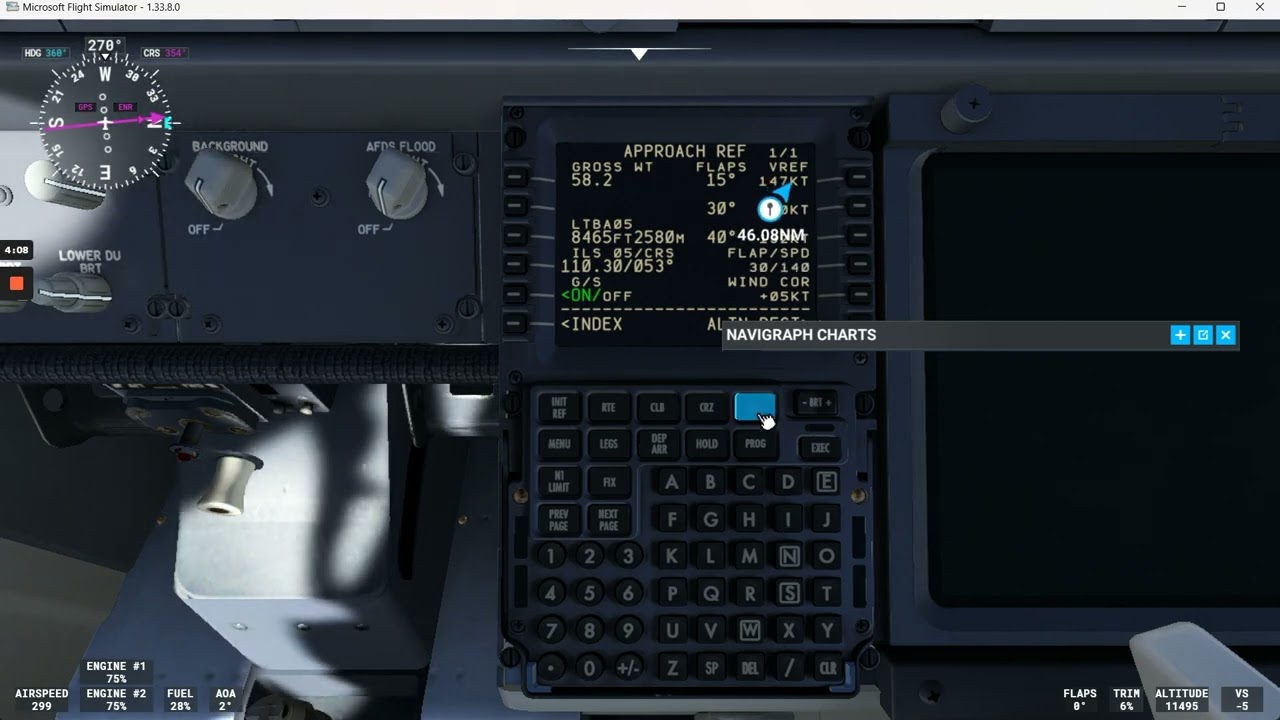 Boeing 737-800NG Flight Instruments, Displays system review - Part 7