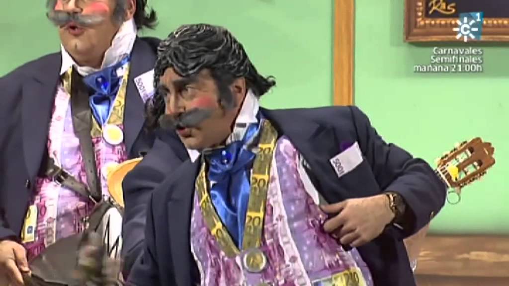 Chirigota Las verdades del banquero, SEMIFINALES del Carnaval de Cádiz 2013