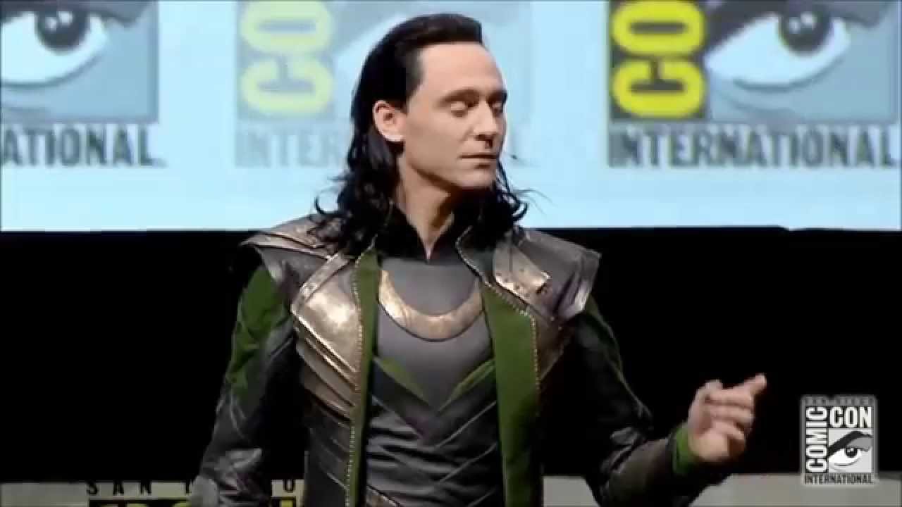 Tom Hiddleston as LOKI русские субтитры(FULL appearance)-Comic-Con 2013