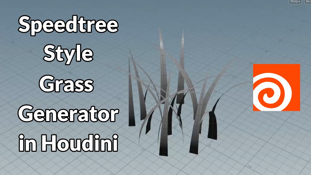 Speedtree Style Grass Generator in Houdini