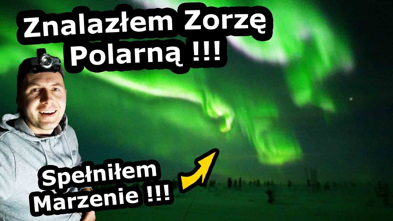 ZORZA POLARNA w Finlandii !!! - Jak ją Znalazłem i ile Czasu to Zajmuje? ** Aplikacja Aurora (#786)