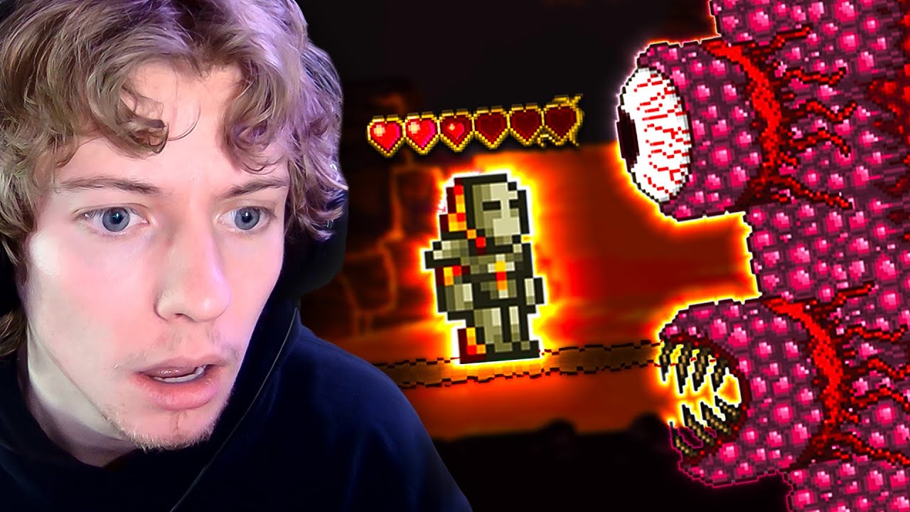 I Almost Cried Fighting the Wall of Flesh&hellip; | Terraria