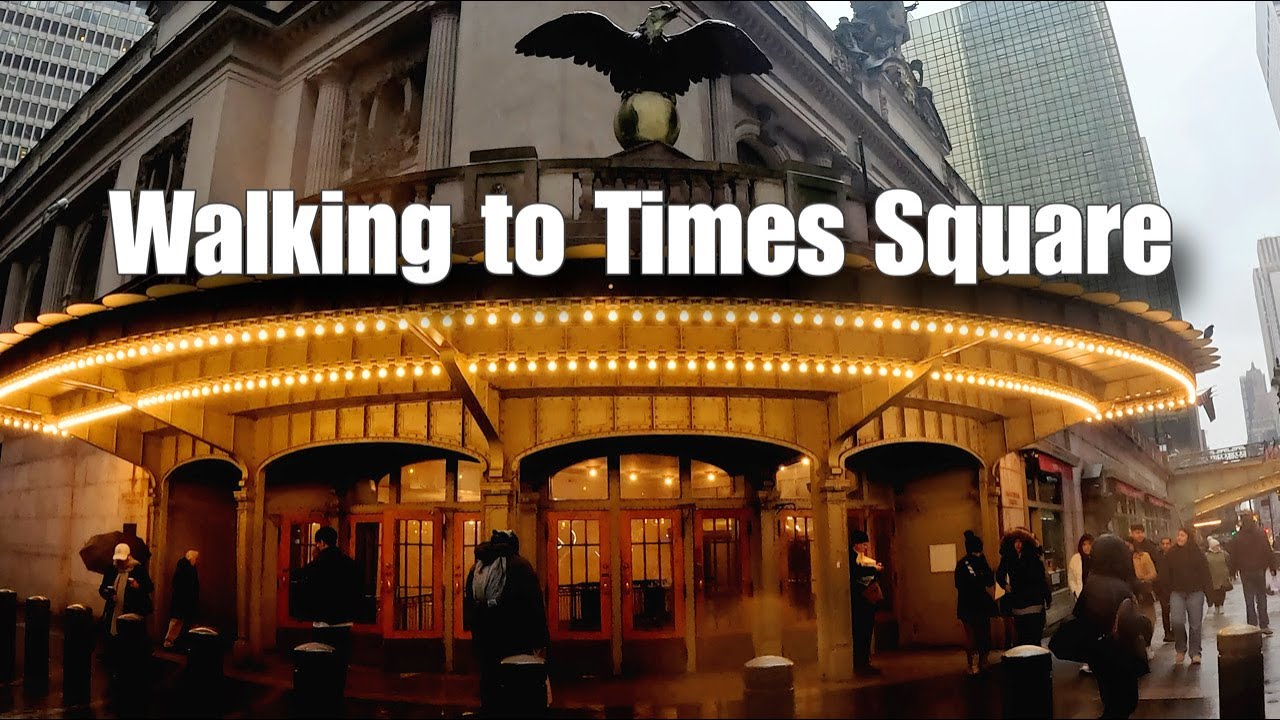 Walking to Times Square | NYC Afternoon Walk from Grand Central