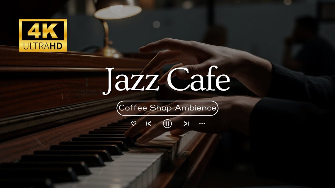 Cozy Coffee Shop With Smooth Piano Jazz Music For Relaxing, Studying And Working