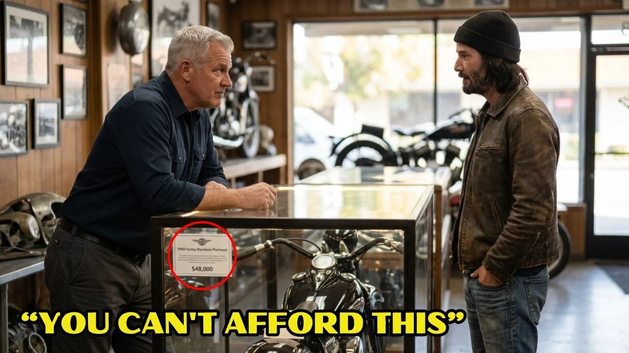 He Told Keanu Reeves “You Can't Afford This $48K Harley” — Then Keanu Bought a Rusty $200 Bike