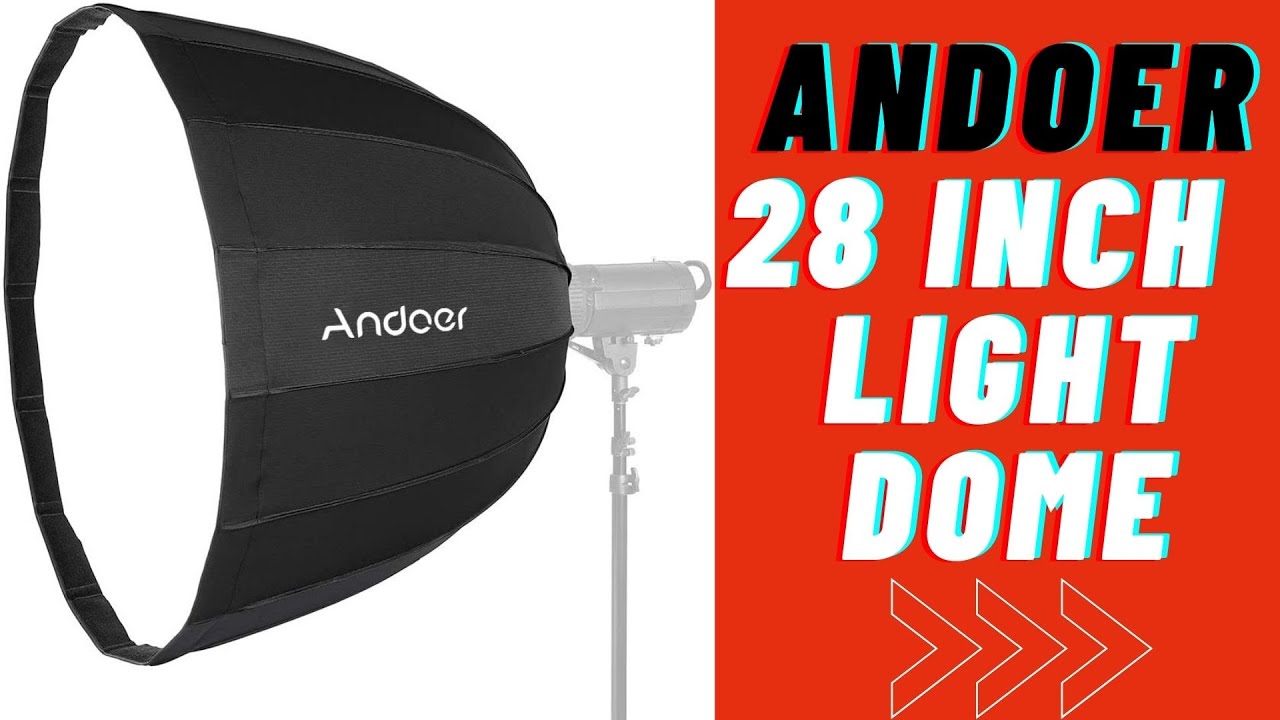 Andoer 28 inch Deep Parabolic Softbox | Bowens Mount REVIEW