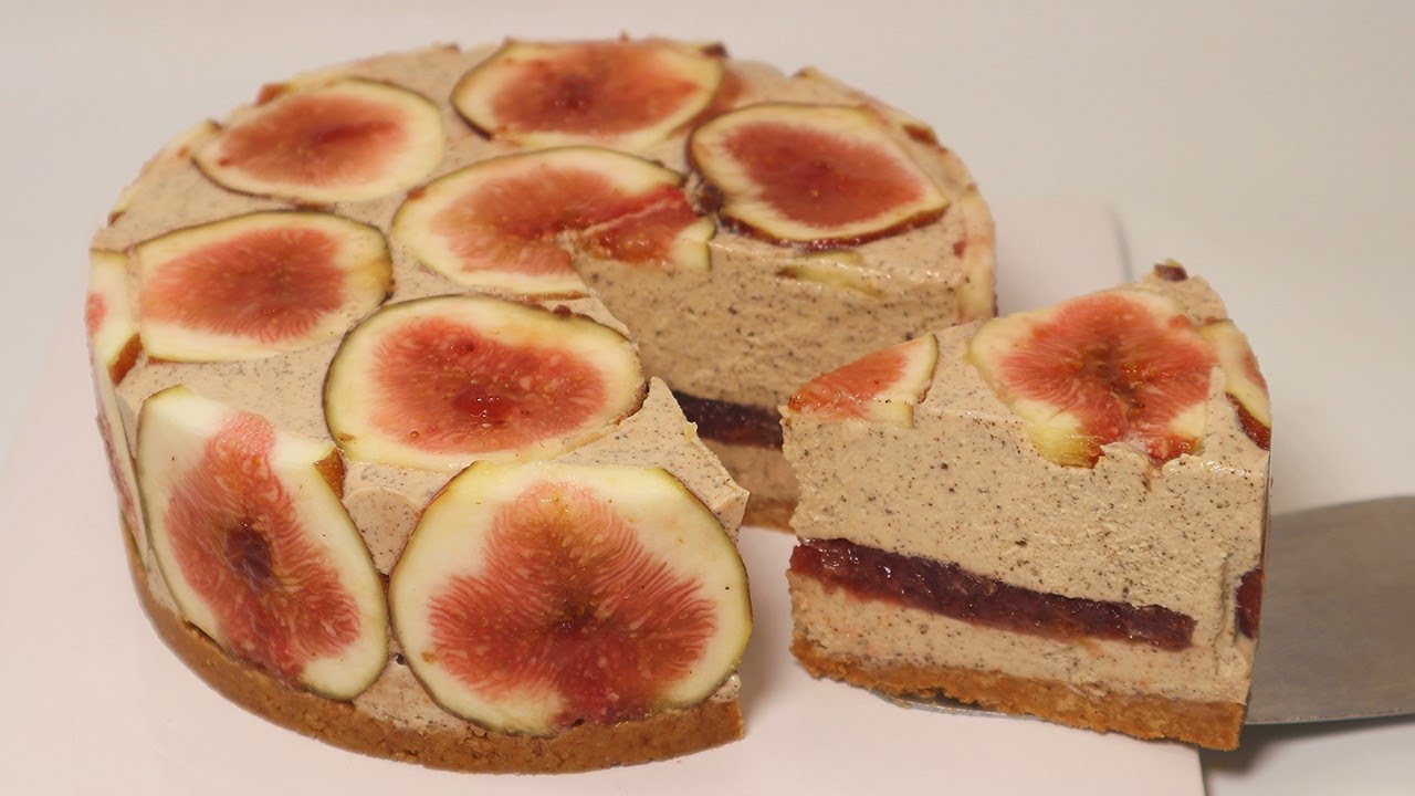 Граф Грей Рецепт фига Cheesecake｜Никакой выпечки｜Редкий чизкейк Fig Cheesecake Recipe｜No Bake