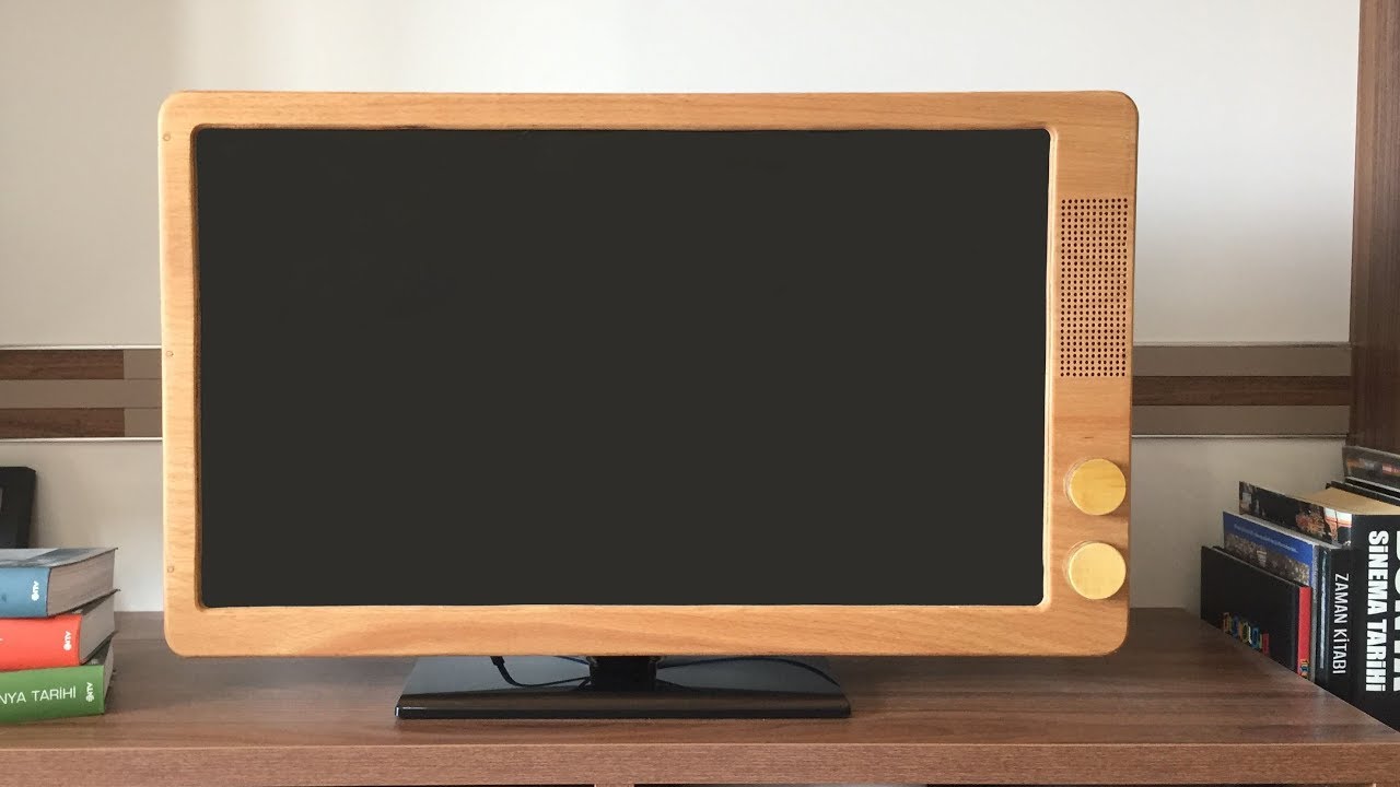 Converting Led TV to Retro TV - Led TV yi Nostaljik TV ye Dönüştürme