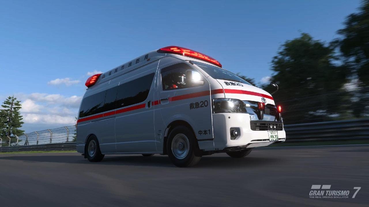 グランツーリスモ 7　フルチューンのトヨタ救急車ハイメディックでニュルブルクリンク北コースを流す(4K)