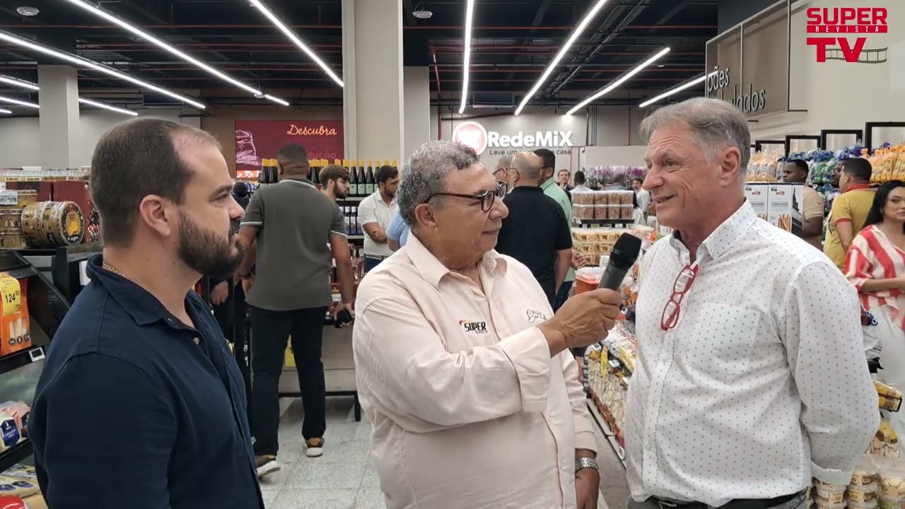 Executivos da CBPR Construções na inauguração da loja Rede Mix do Shopping Salvador