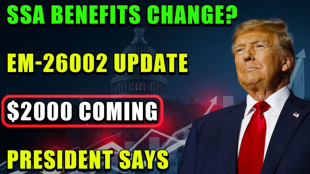 New Rule Trump Will Increase These Social Security Benefits Via EM-26002