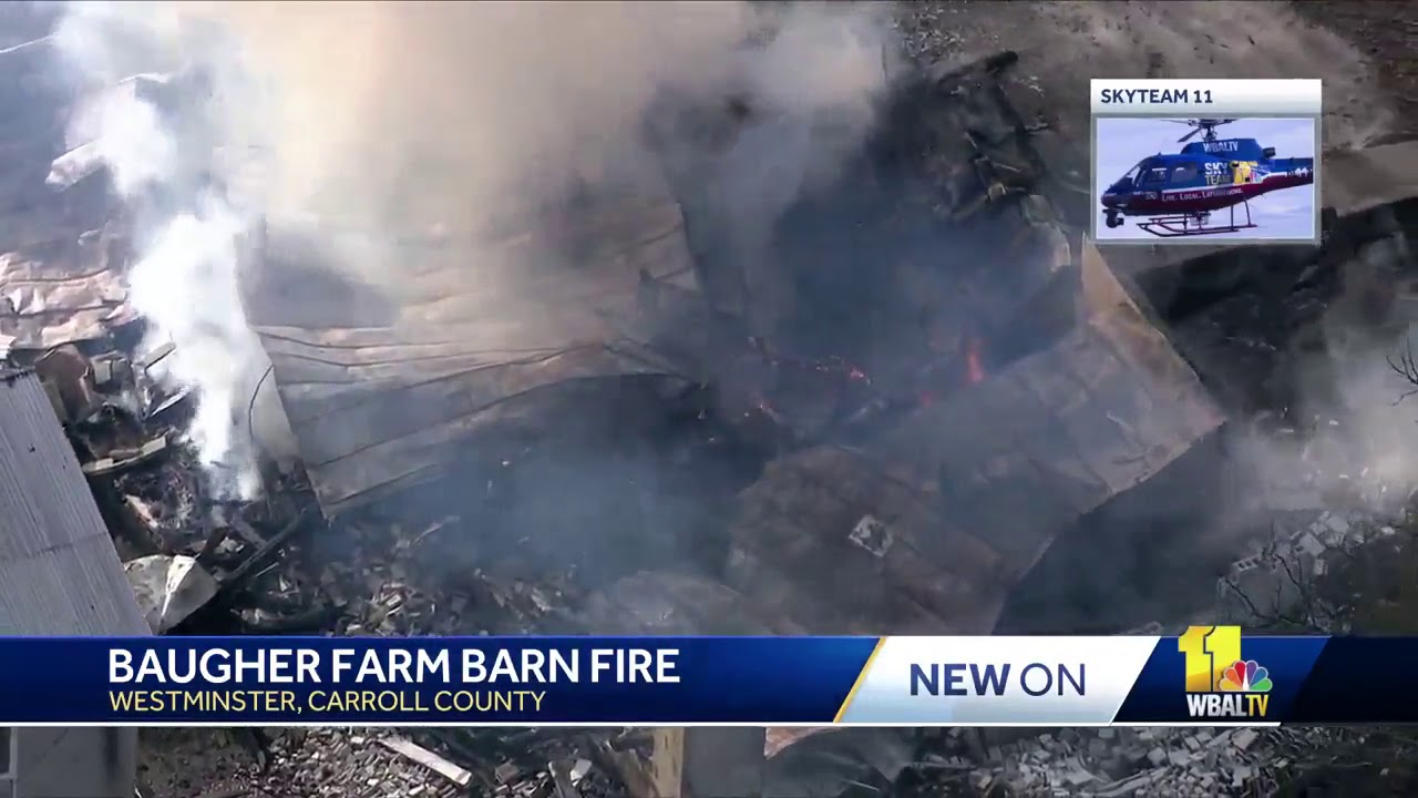 Failed controlled burn sparks fire at Baugher's Farm