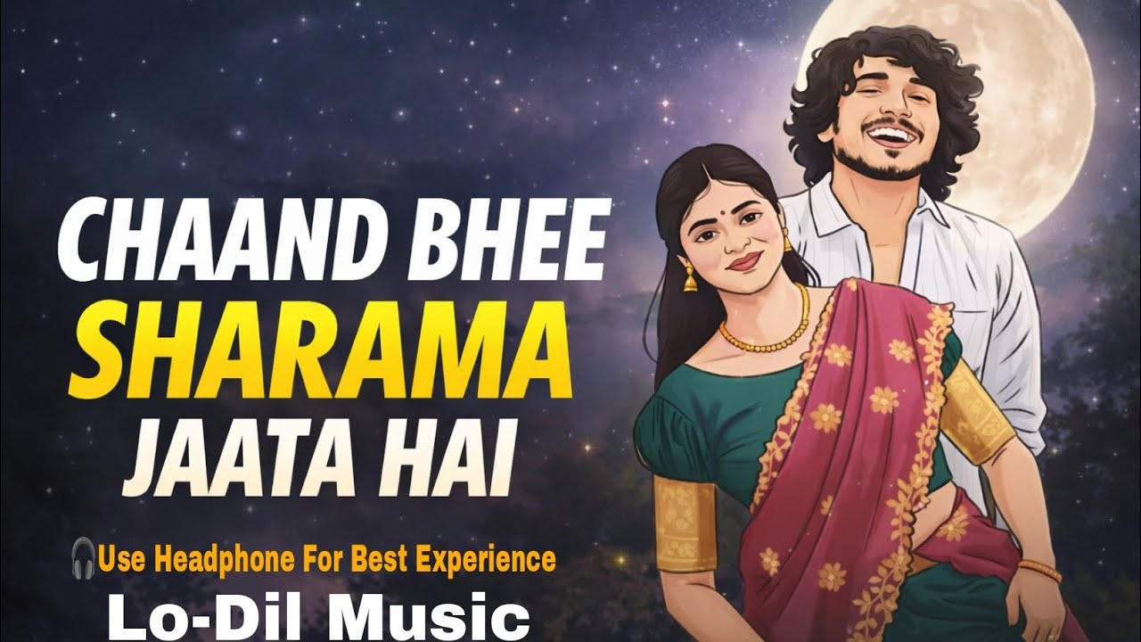 Chaand Bhee Sharama Jaata Hai 🌙 | LoFi Dil Music #lofisong #music 