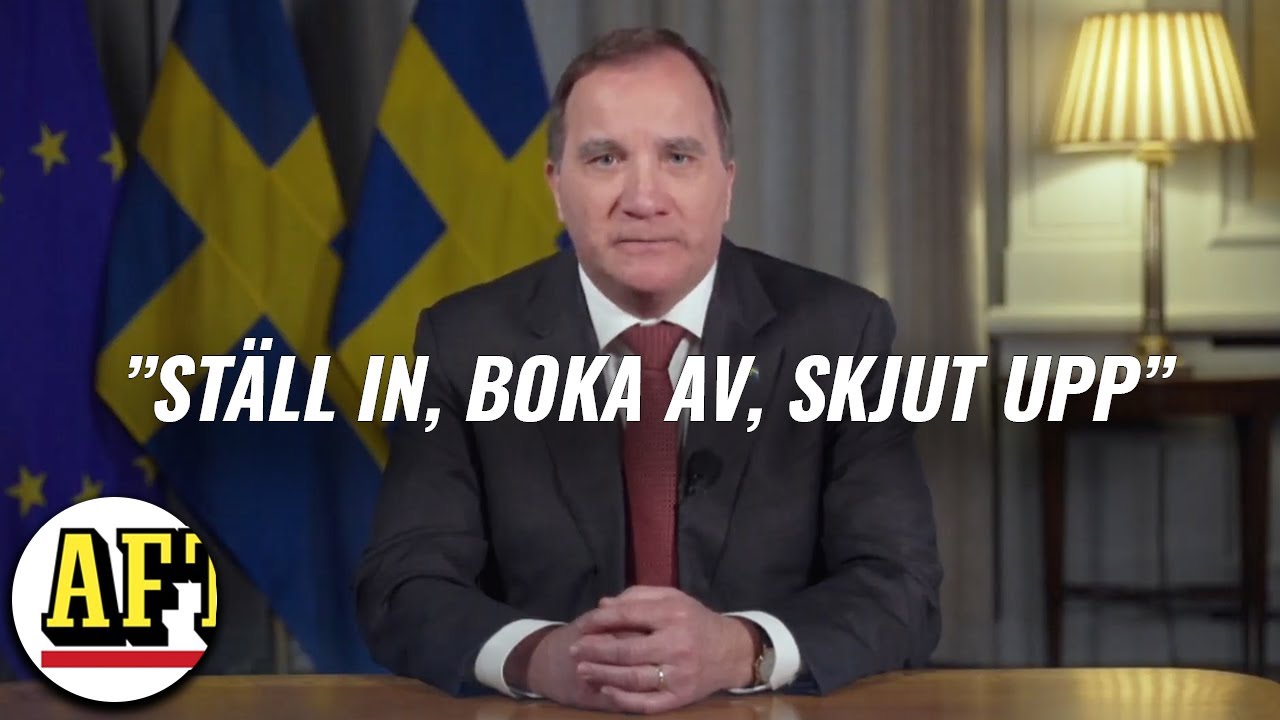 Statsminister Stefan Löfven i tal till nationen: ”Alla måste göra mer”
