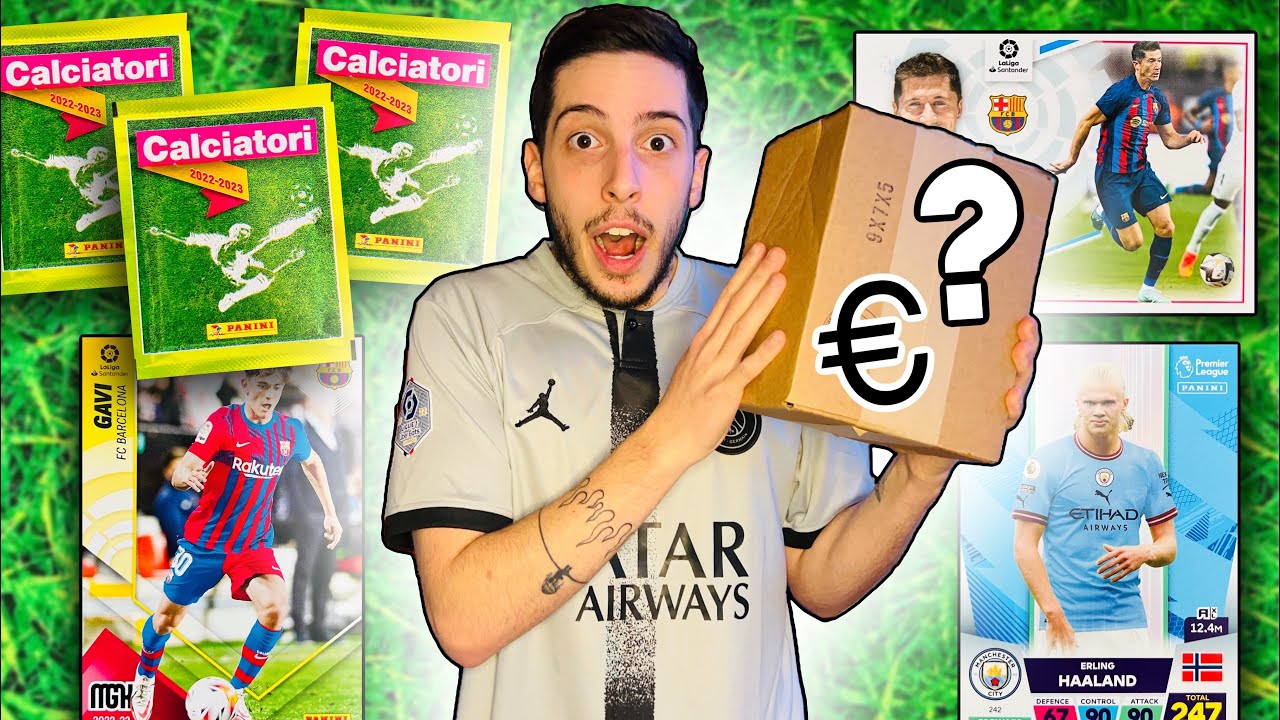 CALCIATORI PANINI 2022/23🇮🇹 *Unboxing Pacco SPAGNOLO* - Rookie & Top Player