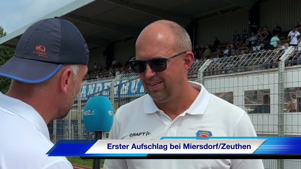 Fußball Freundschaft unter Vereinen: Stahl Brandenburg und Stahl Riesa