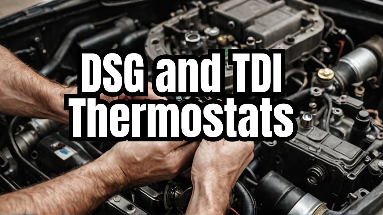 VW 2.0 TDI engine and DSG dq250 gearbox thermostats replacement.
