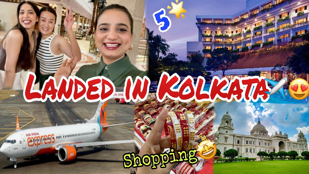 We explored kolkata's cheapest market 🛍️// Taj Bengal hotel Kolkata🤩#airindiaexpress  