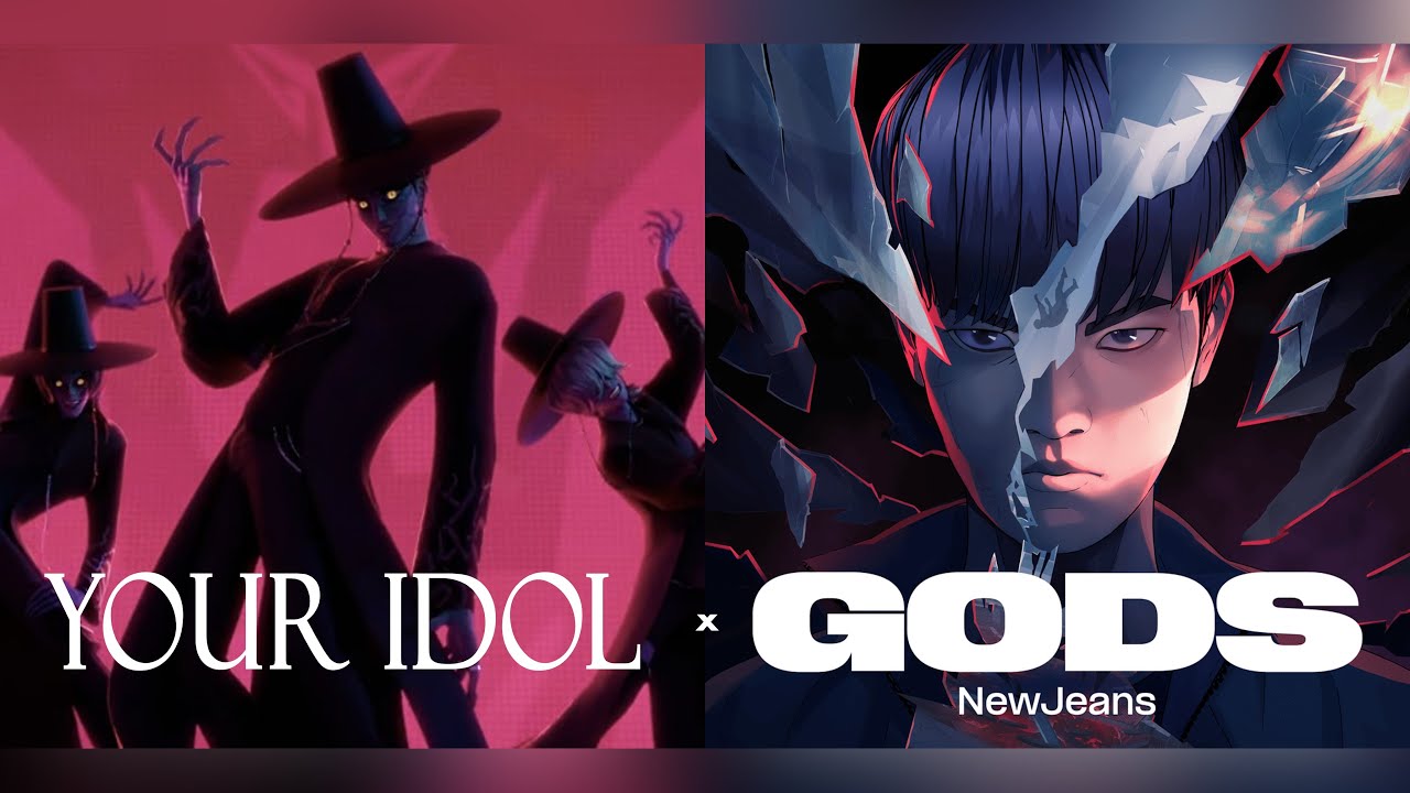 Your Idol x GODS (mashup) - Saja Boys + League of Legends ft. NewJeans