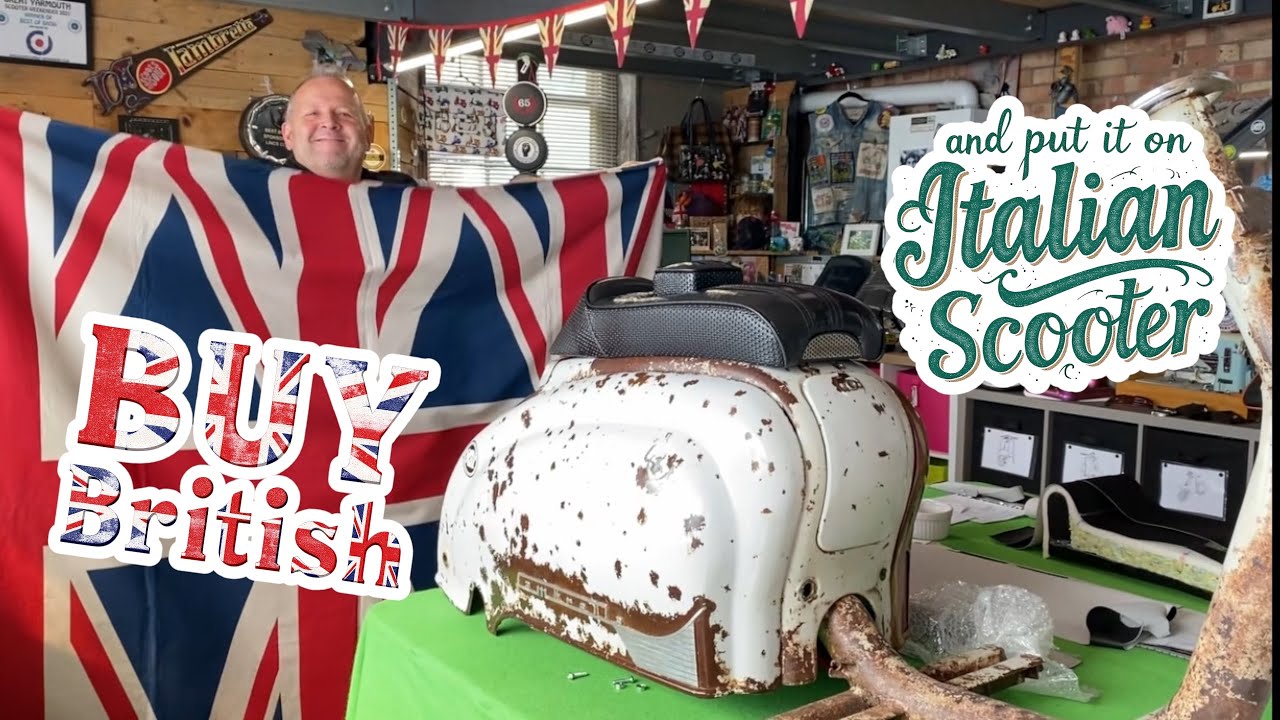 Work Shop Vibes: Jane and Johnny's Workshop Tour, British Style Meets Italian Scooters