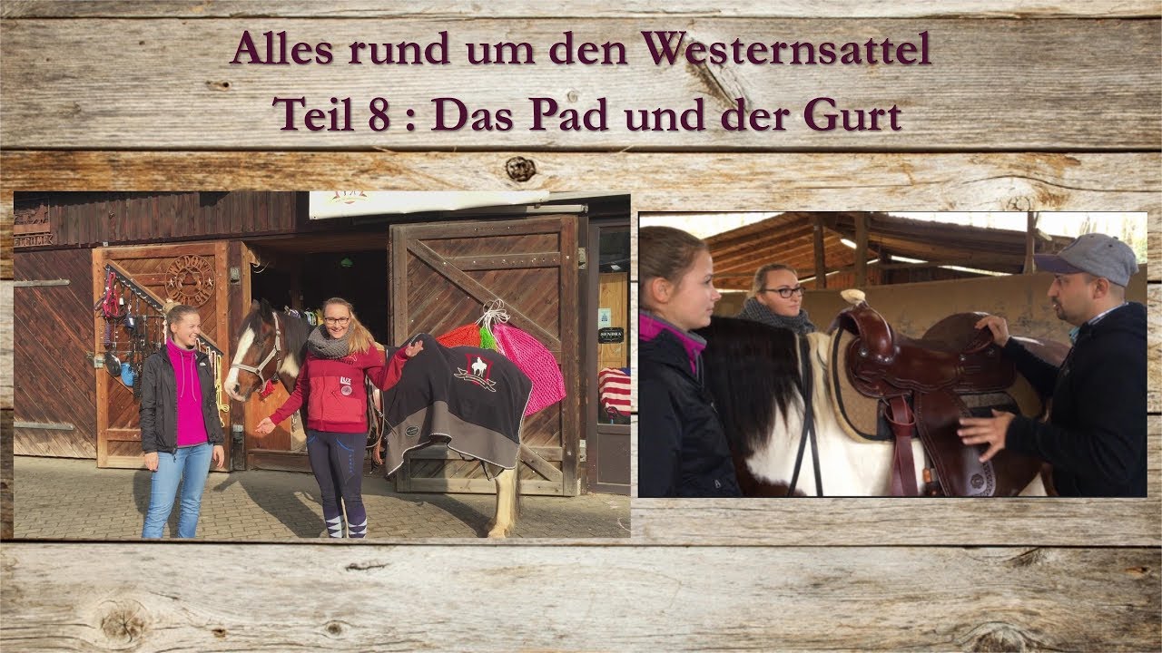 Alles rund um den Westernsattel - Teil 8: Das Pad & der Gurt