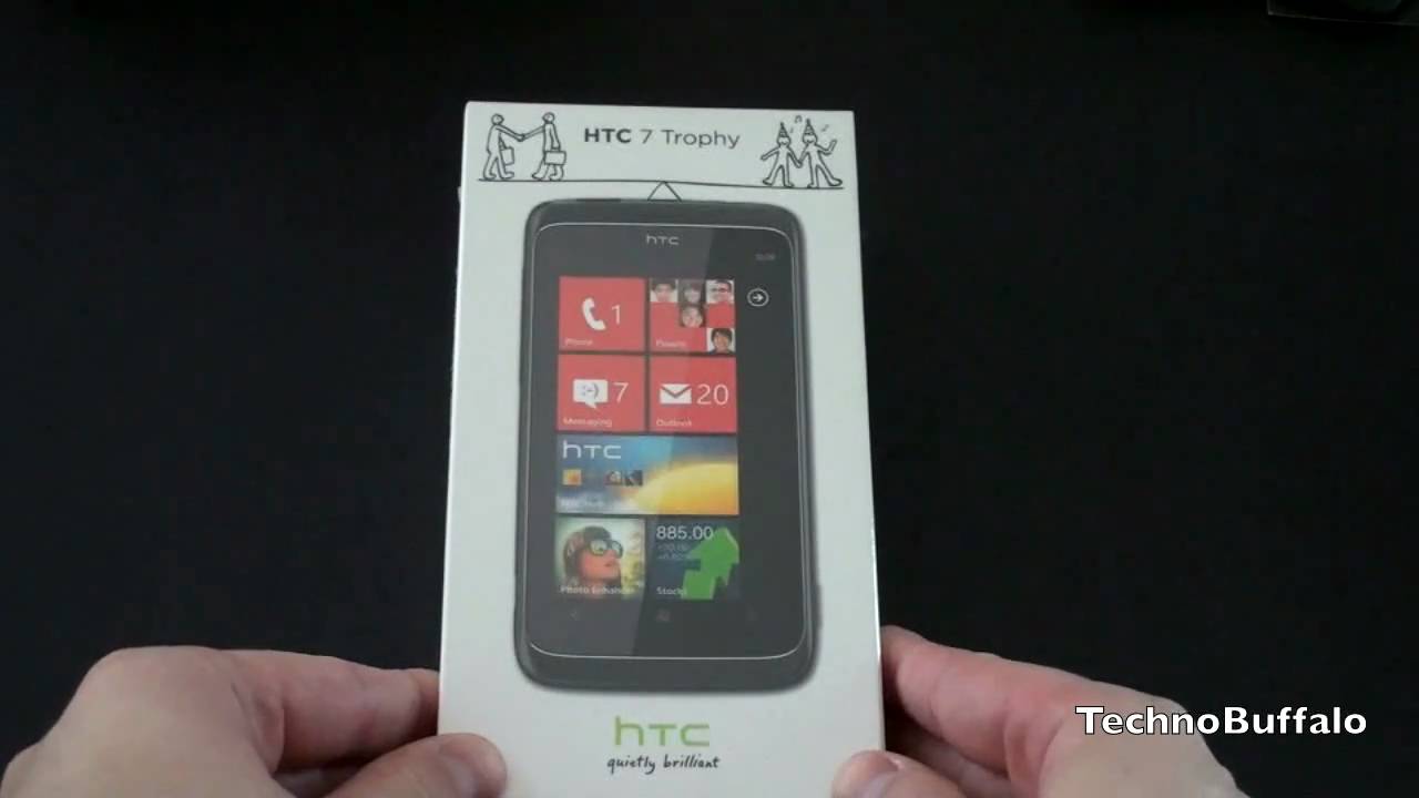 HTC Trophy Unboxing