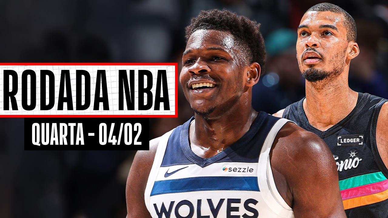 EDWARDS ativa ‘MODO CLUTCH’; WEMBY faz PARTIDAÇA em vitória contra OKC - Rodada NBA 04/02