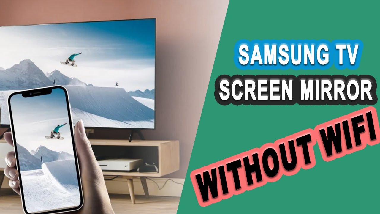 Трансляция экрана iPhone на телевизор Samsung без Wi-Fi