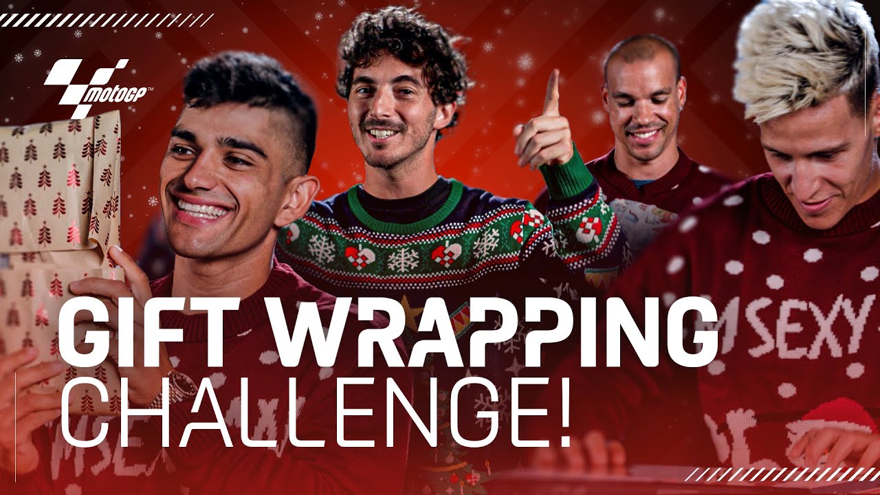 MotoGP™ Gift Wrapping Challenge! 🎁 | #HappyHolidays