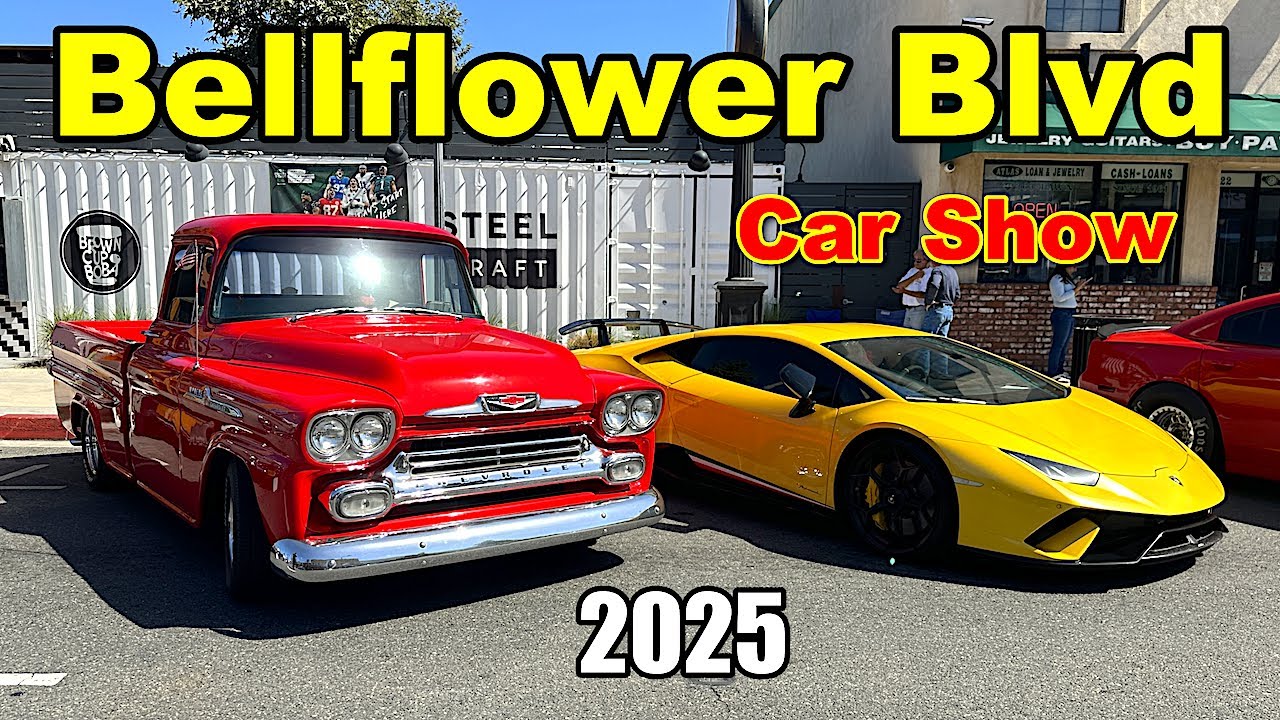 Bellflower Blvd Car Show 2025, Bellflower, California